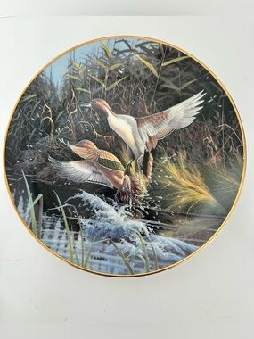 Michael Buddin “Flight” collector plate Edwin Knowles China Company